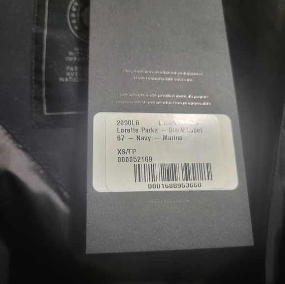 Navy Blue Canada Goose Jacket XS - Picture 2 of 7